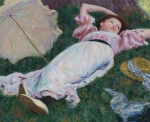Impresszionizmus: fekvő nő par Zandomeneghi, Federico (1841-1917), c. 1890. Olaj, vászon, 50x60. Magángyűjtemény