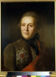 Alexander Sumarokov költő (1717-1777) portréja (A. Sumarokov költő portréja). Fjodor (Fedor vagy Fiodor) Sztyepanovics Rokotov (1735-1808) festménye, olaj, vászon, 1770-1780 körül. 18. századi orosz művészet. Lett Köztársaság Állami Művészeti Múzeuma, Riga