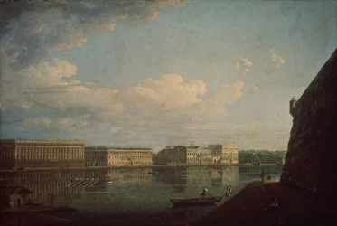 Palotatöltés a Péter és Pál erőd felől nézve, 1794