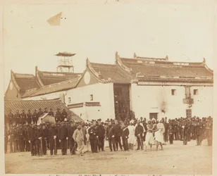 2. Belooch bennszülött gyalogsági ezred, Bombay, a Ning Po Joss-házon kívül, Kína, 1860