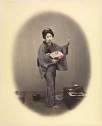 Táncoló lány 1868 Felice Beato