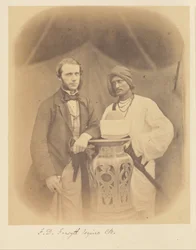 F.D. Forsyth, Esquire, C.B. és Indian Servant