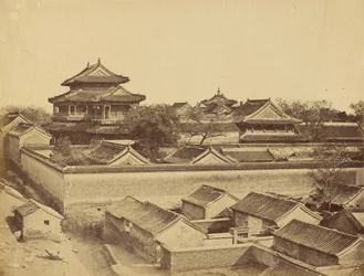 Peking első látképe az Antin-kaputól, 1860 október