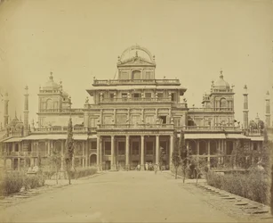 A királyi palota a Kaiserbaghban