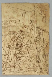 A Pásztorok imádása; Szent Mihály arkang Rafael után; Szent Margarita Rafael után; Aloof de Wignancourt, Caravaggio; Putti; Tanulmány az özönvízről; Verso: Disposition after Volterra; Szent Ceklia Rafael után; Henrik házasságának része…