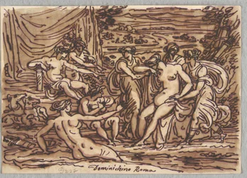 Diana és Callisto, Domenichino után