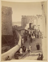 A jeruzsálemi Jaffa-kapu belseje