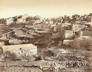 Panorámás kilátás Betlehemre, Izrael