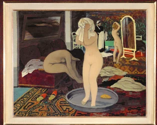 "Femmes a leur toilette" (olaj, karton)