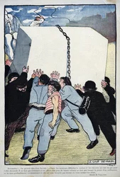 A segélypuccs - A nagy társadalmi kérdés... - Felix Vallotton