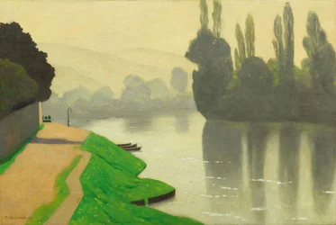 Reggeli köd Andelysben, 1917.