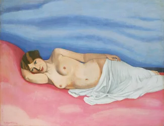 Fekvő női akt, 1913