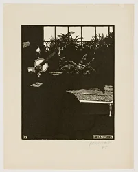 A gitár, a "Hangszerek" sorozatból, V, 1897