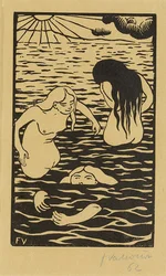 Három fürdőző, 1894
