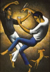 A két baszk, 1912 körül (olaj, vászon)