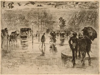 A művészek visszatérése, 1877.