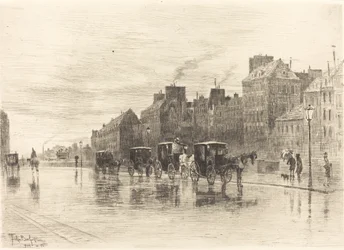 Egy téli reggel a Quai de l