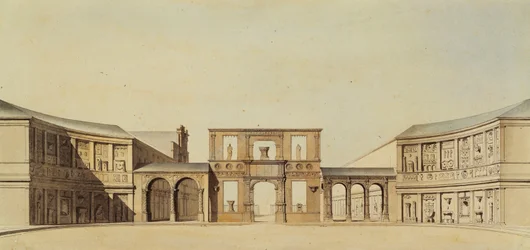 Az Ecole des Beaux-Arts udvara, Párizs,