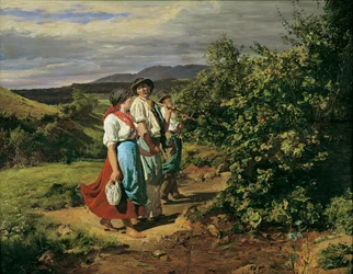 Hazatérés a munkából (The Lovers at the Crossroads)