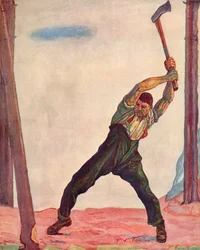 A favágó, 1910.