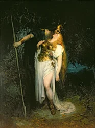 Wotan búcsút vesz Brunhildétől, 1908