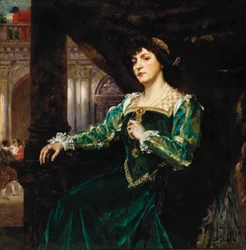 Madame Clemenceau portréja