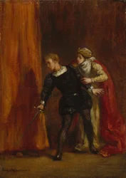 Hamlet és anyja, 1849