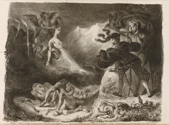 Illusztráció Goethes Fausthoz, 1828