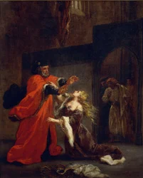 Othello, I. felvonás, 3. jelenet: Desdemona apja lábánál, 1852