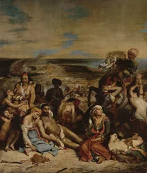 Jelenetek a chioszi mészárlásból, 1822