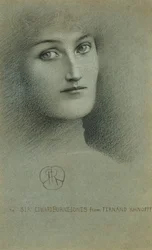 Női fej; Egy nő feje, 1896