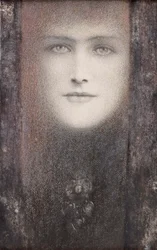 Maszk fekete függönnyel, 1892
