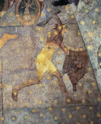Az állatöv kupolája, Herkules részlete, 1485