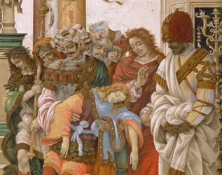 Szent Fülöp felszólít egy szörnyeteget, hogy hagyja el a hierapolisi Mars templomot (festmény)
