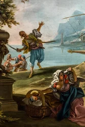 Kalóztámadás, 1735/40 körül (Olaj, vászon)