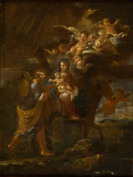 Repülés Egyiptomba, 1643-94 körül (olaj, vászon)