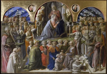 A Szűz megkoronázása (1441-1447)
