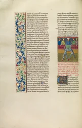 Verseny Bordeaux-ban, 1480-83 körül (tempera és arany pergamen)