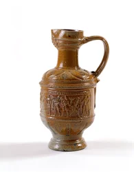 Söröskorsó, készült Raerenben, Belgiumban, 1580-1600 körül (sómázas kőedény)