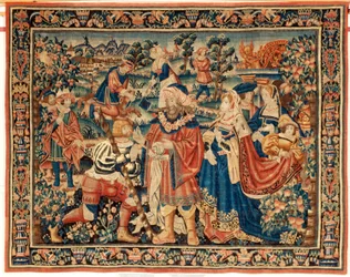 Flamand kárpit. 16. század.