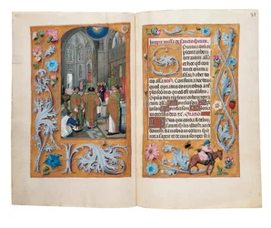 Fóliók a Rothschild Órakönyvből, Gent vagy Brugge, 1505 körül