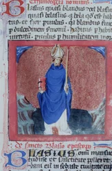 Gen 1111 oldal a Legenda Aurea-ból, Bruges, 1400-10