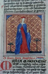 Gen 1111 oldal a Legenda Aurea-ból, Bruges, 1400-10