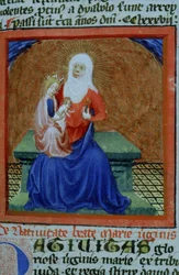 Gen 1111 oldal a Legenda Aurea-ból, Bruges, 1400-10