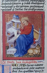 Gen 1111 oldal a Legenda Aurea-ból, Bruges, 1400-10