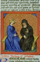 Gen 1111 oldal a Legenda Aurea-ból, Bruges, 1400-10