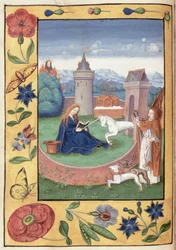 Ms McClean 99 f.11v Angyali üdvözlet, 1526 körül