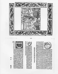 Betegágy egy himlő áldozatával, illusztrációja Paracelsus (1493-1541) kocsma orvosi értekezéséből. 1553