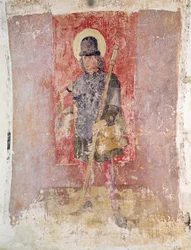 Írországi St. Brendan, falfestmény a kriptából, 1480-1540 körül