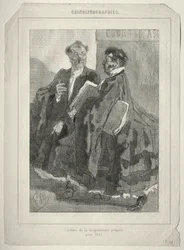 Krinolinográfiák (1857-re javasolt bírói jelmez)